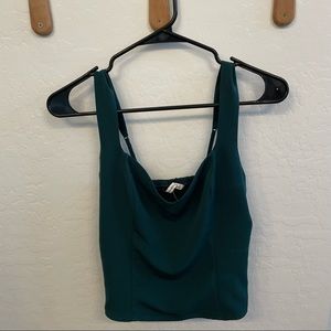 Abercrombie & Fitch green crop